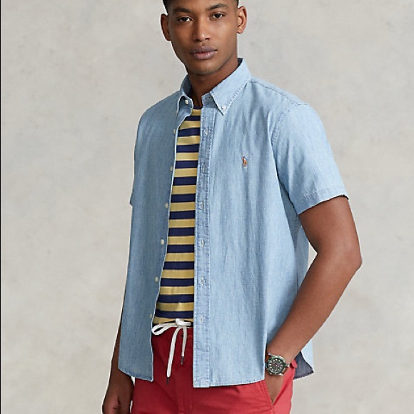 Polo Ralph Lauren Other - Polo Ralph Lauren Classic Fit Chambray Shirt Size Small